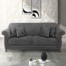 Sofa 2 Lugares Retro Polo 180cm Com Almofada Suede 1104 Ezz