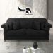 Sofa 2 Lugares Retro Polo 180cm Com Almofada Suede 1105 Ezz