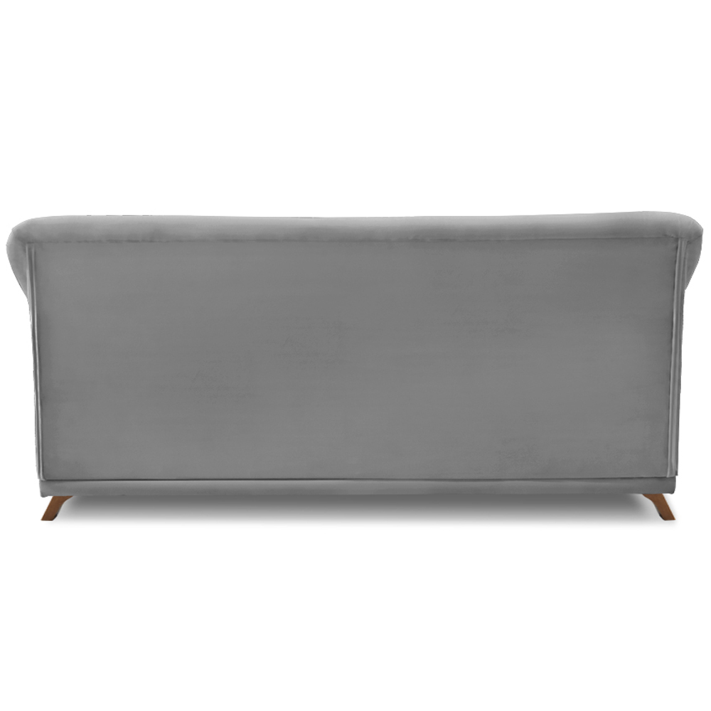 Sofa 2 Lugares Retro Polo 180cm Com Almofada Veludo 2938 Ezz