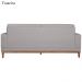 Sofa 3 Lugares 180 cm Crons Linho Cinza Vazzano