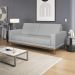 Sofa 3 Lugares 180 cm Crons Linho Cinza Vazzano