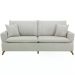 Sofa 3 Lugares 180 cm Eron Linho Bege Vazzano