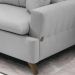Sofa 3 Lugares 180 cm Eron Linho Cinza Vazzano