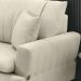 Sofa 3 Lugares 180 cm Eron Linho Cru Vazzano