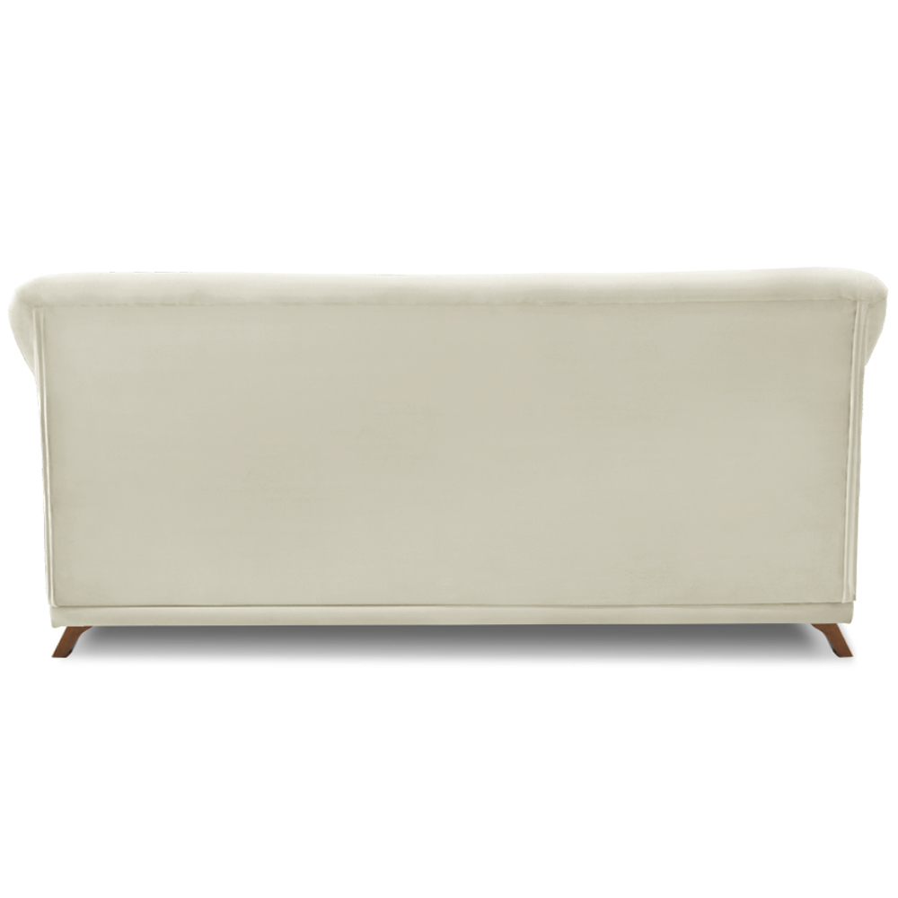 Sofa 3 Lugares Retro Polo 200cm Com Almofada Veludo 2221 Ezz