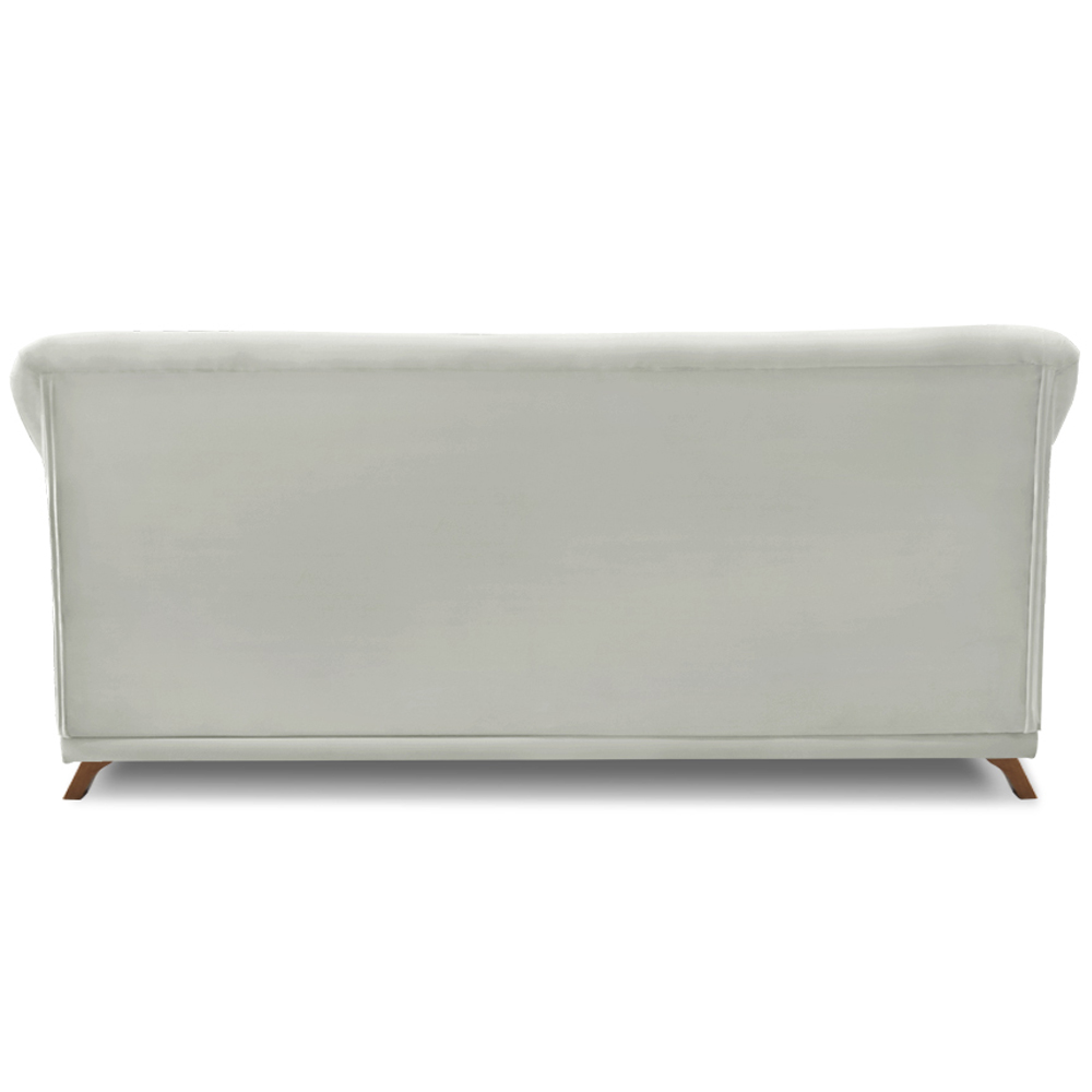 Sofa 3 Lugares Retro Polo 200cm Com Almofada Veludo 2223 Ezz