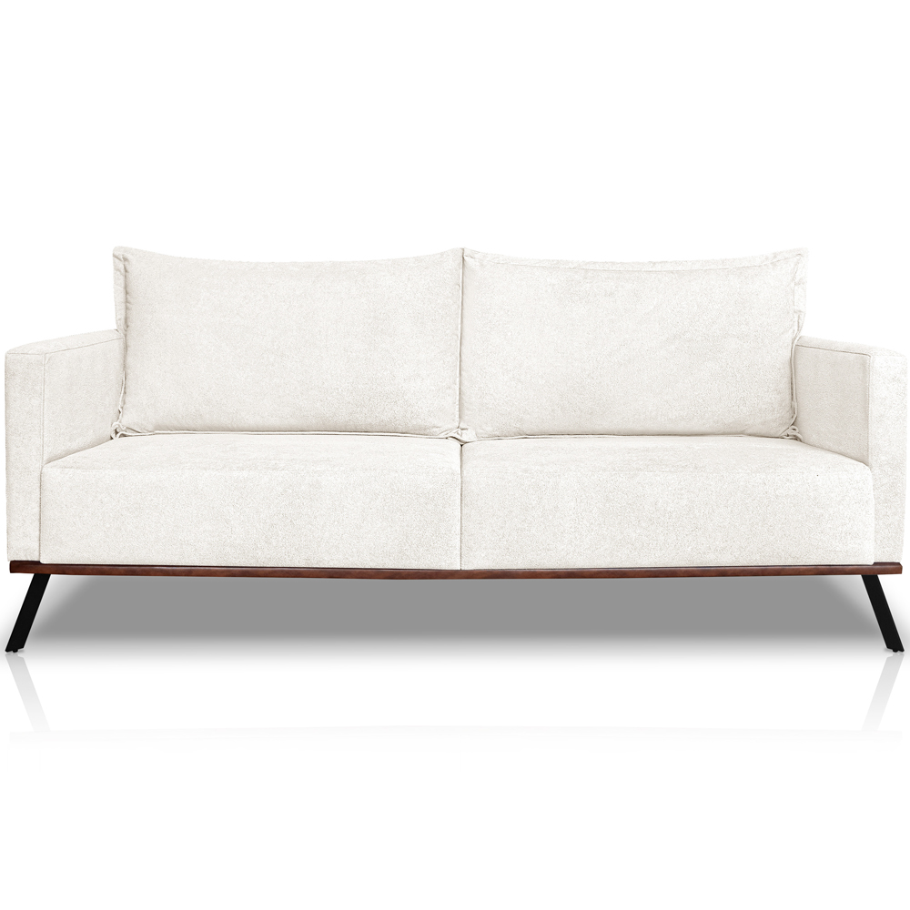 Sofa Aya 2 Lugares Para Sala De Estar 180cm Boucle 3300 Ezz