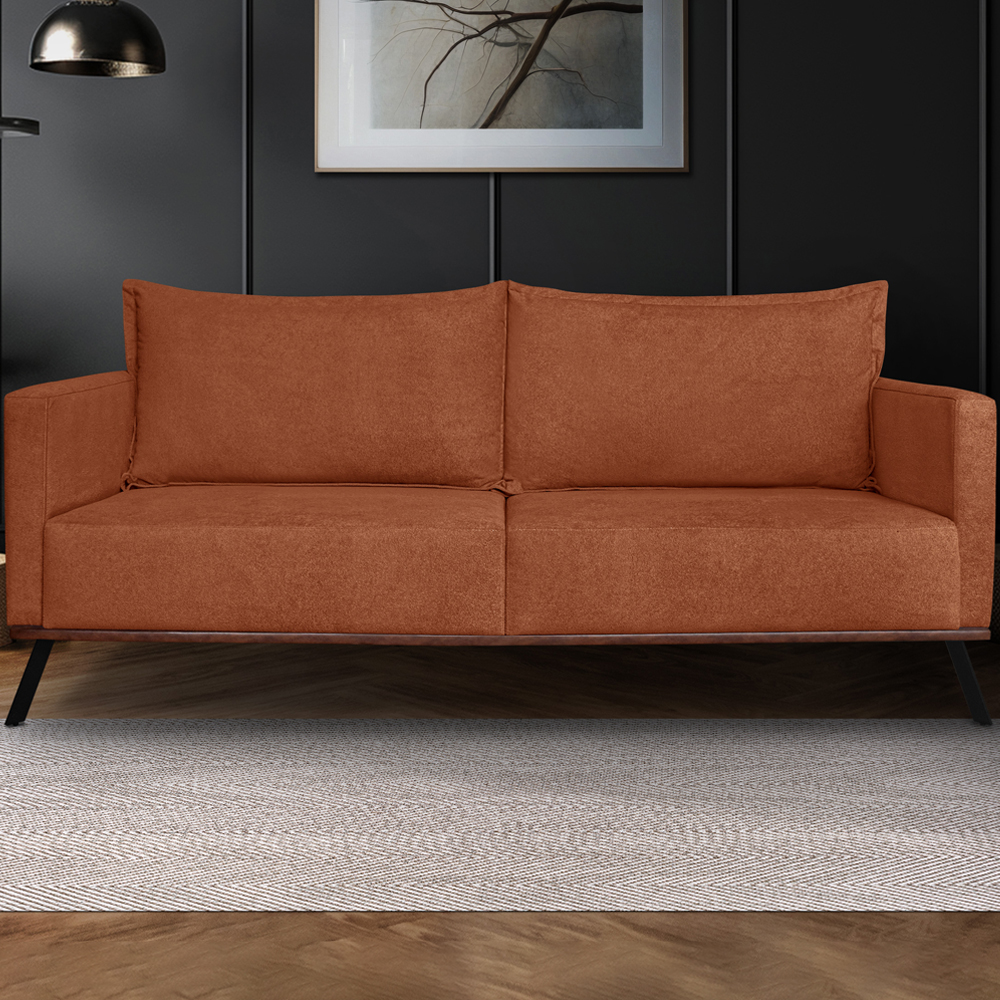 Sofa Aya 2 Lugares Para Sala De Estar 180cm Boucle 3303 Ezz