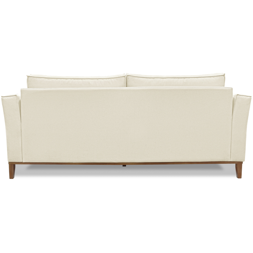 Sofa Balli 3 Lugares 210cm Pes Madeira Linho 223 Natural Ezz