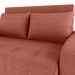 Sofa Cama 2 Lugares 138 cm Amora Tecido Pompeia G500 Terracota Milani Store