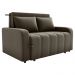 Sofa Cama 2 Lugares 138 cm Amora Veludo Maserati Marrom Milani Store