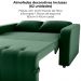 Sofa Cama 2 Lugares 138 cm Amora Veludo Maserati Verde Milani Store