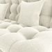 Sofa Cama 2 Lugares 185 cm Duda Tecido Boucle F492 Natural Milani Store