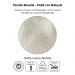 Sofa Cama 2 Lugares 185 cm Duda Tecido Boucle F492 Natural Milani Store