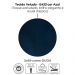 Sofa Cama 2 Lugares 185 cm Duda Veludo E433 Azul Milani Store