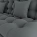 Sofa Cama 2 Lugares 185 cm Duda Veludo Light B250 Cinza Milani Store