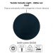 Sofa Cama 2 Lugares 185 cm Duda Veludo Light B254 Azul Milani Store