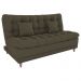 Sofa Cama 2 Lugares 185 cm Duda Veludo Light B256 Marrom Claro Milani Store