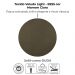 Sofa Cama 2 Lugares 185 cm Duda Veludo Light B256 Marrom Claro Milani Store