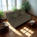 Sofa Cama 2 Lugares 185 cm Duda Veludo Light B256 Marrom Claro Milani Store
