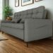 Sofa Cama 2 Lugares 200cm Pillar Linho Vancouver E484 Chumbo Milani Store