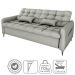 Sofa Cama 2 Lugares 200cm Pillar Linho Vancouver E487 Cinza Milani Store