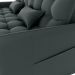 Sofa Cama 2 Lugares 200cm Pillar Veludo E401 Chumbo Milani Store