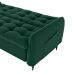 Sofa Cama 2 Lugares 200cm Pillar Veludo E402 Verde Milani Store