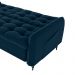 Sofa Cama 2 Lugares 200cm Pillar Veludo E403 Azul Milani Store