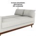 Sofa Cama 2 Lugares 203 cm Esther Boucle Natural Corino Whisk Milani Store