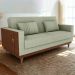 Sofa Cama 2 Lugares 203 cm Esther Boucle Oliva Corino Whisk Milani Store