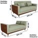 Sofa Cama 2 Lugares 203 cm Esther Boucle Oliva Corino Whisk Milani Store