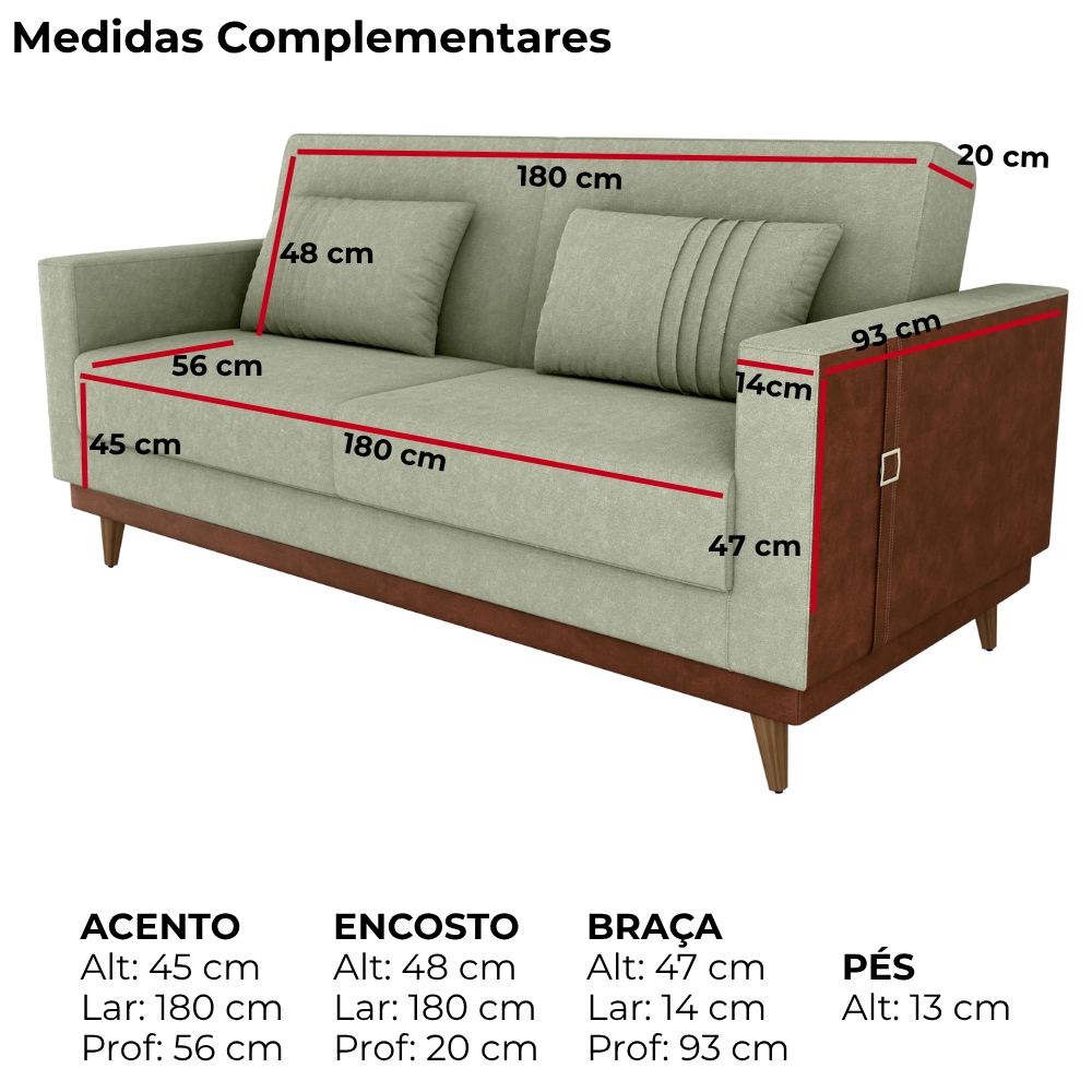 Sofa Cama 2 Lugares 203 cm Esther Boucle Oliva Corino Whisk Milani Store