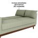Sofa Cama 2 Lugares 203 cm Esther Boucle Oliva Corino Whisk Milani Store