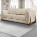 Sofa Jolie 2 Lugares 160cm Pes Boomerang Linho Boucle 3301 Ezz