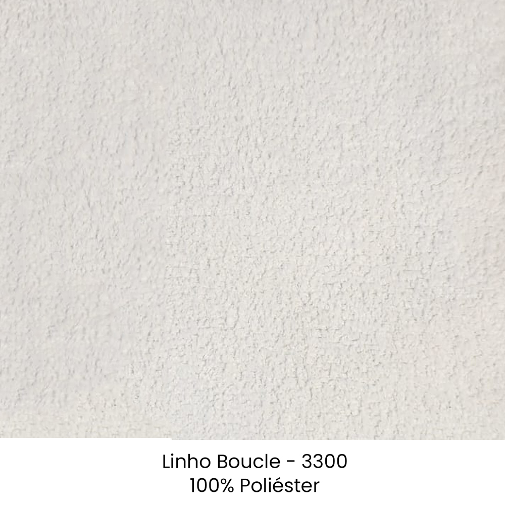 Sofa Jolie 2 Lugares 180cm Pes Boomerang Linho Boucle 3300 Ezz