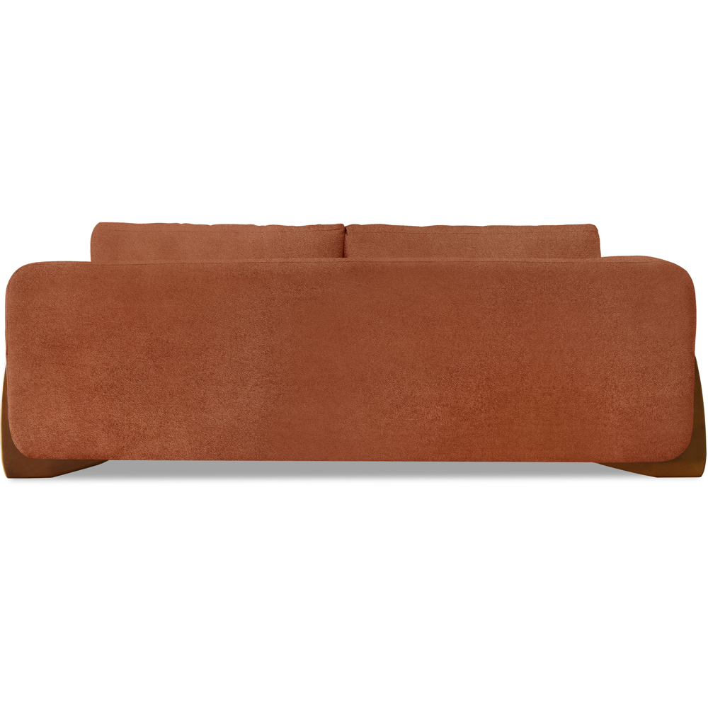 Sofa Jolie 3 Lugares 200cm Pes Boomerang Linho Boucle 3303 Ezz