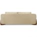 Sofa Jolie 3 Lugares 220cm Pes Boomerang Linho 214 Dourado Ezz