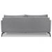 Sofa Liv 2 Lugares 160cm Pes Aço Linho 231 Cinza Ezz