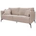 Sofa Liv 2 Lugares 180cm Pes Aço Linho 232 Areia Ezz