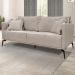 Sofa Liv 2 Lugares 180cm Pes Aço Linho 232 Areia Ezz