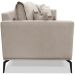 Sofa Liv 2 Lugares 180cm Pes Aço Linho 232 Areia Ezz