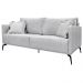 Sofa Liv 2 Lugares 180cm Pes Aço Linho 232 Grigio Ezz