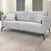 Sofa Liv 2 Lugares 180cm Pes Aço Linho 232 Grigio Ezz