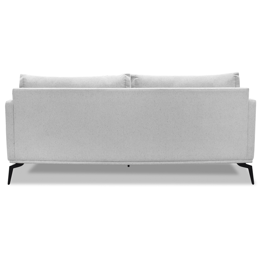 Sofa Liv 2 Lugares 180cm Pes Aço Linho 232 Grigio Ezz