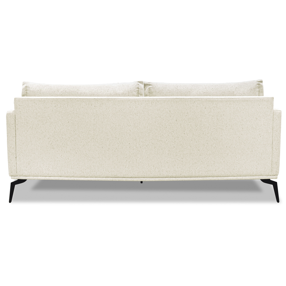 Sofa Liv 2 Lugares 180cm Pes Aço Linho 232 Natural Ezz