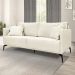 Sofa Liv 2 Lugares 180cm Pes Aço Linho 232 Natural Ezz