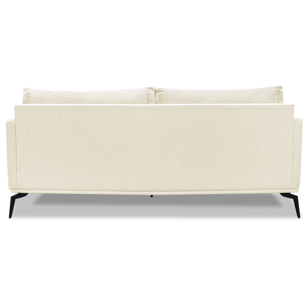 Sofa Liv 2 Lugares 180cm Pes Aço Linho 232 Perola Ezz