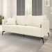 Sofa Liv 2 Lugares 180cm Pes Aço Linho 232 Perola Ezz