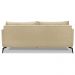 Sofa Liv 3 Lugares 200cm Pes Aço Linho 233 Dourado Ezz
